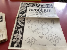 La Broderie Lyonnaise Journal De Broderie Pour Trousseaux Numéro 1146 - Andere & Zonder Classificatie