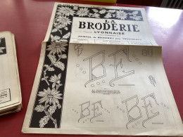 La Broderie Lyonnaise Journal De Broderie Pour Trousseaux Numéro 1138 - Andere & Zonder Classificatie