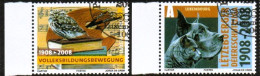LUXEMBOURG, LUXEMBURG 2008, MI 1786 A, - 1787 A, JAHRESTAGE,  ESST GESTEMPELT, OBLITÉRÉ - Used Stamps