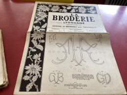 La Broderie Lyonnaise Journal De Broderie Pour Trousseaux Numéro 1128 - Andere & Zonder Classificatie