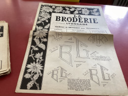 La Broderie Lyonnaise Journal De Broderie Pour Trousseaux Numéro 1124 - Andere & Zonder Classificatie