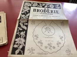 La Broderie Lyonnaise Journal De Broderie Pour Trousseaux Numéro 1122 - Autres & Non Classés