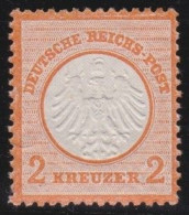 Deutsches Reich  -     Michel   -  15  (2 Scans)  -   *     -    Ungebraucht Mit Gummi Mit Falz Auf Der Rückseite - Unused Stamps