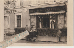 Un Hôtel Et Le Café De La Passerelle ( N° De  Tel : 420 ) à Localiser ( Carte Photo  ) - A Identifier