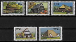 ALLEMAGNE - FERMES TYPIQUES - N° 1715 A 1719 - NEUF** MNH - Agriculture