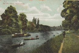 TWICKENHAM, Eel Pie Island (Publisher - Unknown) Date - March 1912, Used (Vintage) - Middlesex