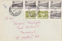 TRAIN, TRUCK STAMPS ON COVER, 1969, ROMANIA - Lettres & Documents