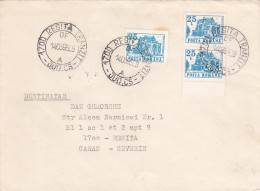 CONSTANTA CASINO STAMPS ON COVER, 1995, ROMANIA - Lettres & Documents