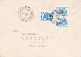 CONSTANTA CASINO STAMPS ON COVER, 1995, ROMANIA - Briefe U. Dokumente