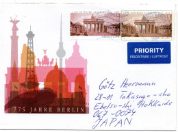 68576 - Bund - 2023 - 55c SoGABf "775 Jahre Berlin" M ZusFrankatur Per Lp BRIEFZENTRUM 79 -> Japan - Storia Postale