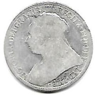 GRANDE- BRETAGNE  VICTORIA Two Shillings 1896  ARGENT  TB - Andere & Zonder Classificatie