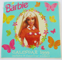 Barbie 1999 Wall Calendar - New & Sealed. Extremely Rare. Collectible - Grand Format : 1991-00