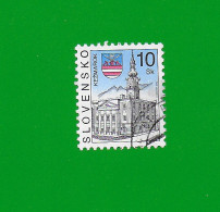 SLOVAKIA REPUBLIC 2002 Gestempelt°Used/Bedarf  MiNr. 423  "FREIMARKE  # Rathaus Kezmarok" - Oblitérés