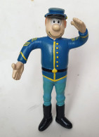 FIGURINE TUNIQUES BLEUES CHESTERFIELD BEN-DEM FLEXIBLE DUPUIS 1998 LAMBIL CAUVIN OFFERT DANS LES COLIS MALIN SPIROU (2) - Altri & Non Classificati