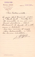 LETTRE & AUTOGRAPHE : GEORGES WAGUE De L'OPÉRA / PROFESSEUR Au CONSERVATOIRE - PARIS / 3 MARS 1920 (al917) - Attori E Comici 