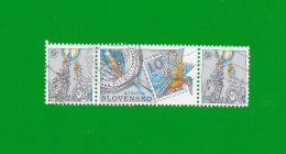 SLOVAKIA REPUBLIC 2002 Gestempelt°Used/Bedarf  MiNr. 443 + Zierfeld "Tag Der Briefmarke # Lupe " - Oblitérés