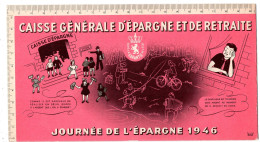 BUVARD  - Caisse Générale D'Epargne Et De Retraite - Journée De L'épargne 1946 - Bank En Verzekering