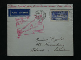 BW14  FRANCE   BELLE LETTRE 1939  1ER VOL PARIS FINLANDE A HELSINSKI  +  N°430+  ++AFF.PLAISANT++ - 1927-1959 Covers & Documents
