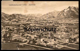 ALTE POSTKARTE LANDESHEILANSTALT LEHEN SALZBURG FREIMARKE STEMPEL KAUFET WOHLTÄTIGKEITS POSTMARKEN Cpa AK Ansichtskarte - Salzburg Stadt