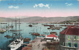 Liban - Beyrouth - Port - Panorama - Colorisé - Bateau - Sarrafian -  Carte Postale Ancienne - Líbano