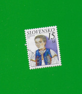 SLOVAKIA REPUBLIC 2004 Gestempelt°Used/Bedarf  MiNr. 481 "TRACHTEN  # BRÄUTIGAM" - Gebraucht