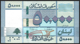 Lebanon 50000 Livres 2019 P94 UNC - Liban