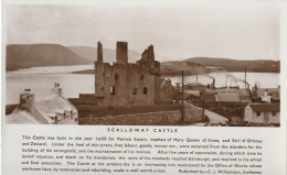SCALLOWAY CASTLE - Shetland