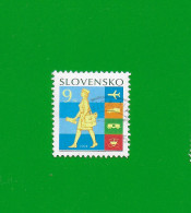 SLOVAKIA REPUBLIC 2004 Gestempelt°Used/Bedarf  MiNr. 503 "TAG Der BRIEFMARKE  #  Briefträgerin" - Gebraucht