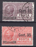 Z6063 - ITALIA REGNO PNEUMATICA SASSONE N°10/11 - Pneumatic Mail