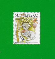 SLOVAKIA REPUBLIC 2005 Gestempelt°Used/Bedarf  MiNr. 508 "OSTERN # OSTERLAMM" - Oblitérés