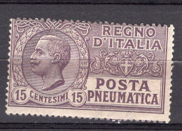 Z6069 - ITALIA REGNO PNEUMATICA SASSONE N°1 * - Posta Pneumatica