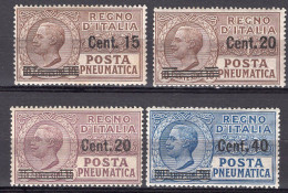 Z6071 - ITALIA REGNO PNEUMATICA SASSONE N°4/7 ** - Pneumatic Mail