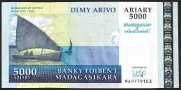 Madagascar 5000 Ariary 2008 P94 UNC - Madagaskar