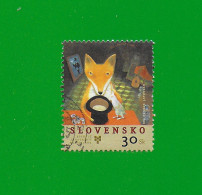 SLOVAKIA REPUBLIC 2005 Gestempelt°Used/Bedarf  MiNr. 516 "KINDERBÜCHER  #  FUCHS" - Usati