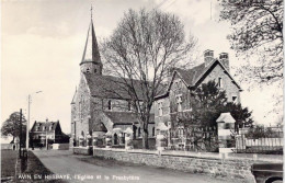 BELGIQUE - Avin En Hesbaye - L'Eglise Et Le Presbytère - Carte Postale Ancienne - Hannuit