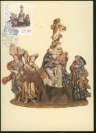 Portugal Carte Maximum 1981 Nativité Nöel Maximum Card Nativity Christmas - Porselein