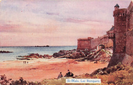 Illustrateur Illustration Lessieux Saint Malo Les Remparts - Lessieux