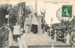 Moulins La Marche * Fête Du Calvaire * Le Sermon * Villageois - Moulins La Marche