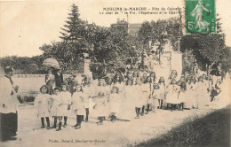 Moulins La Marche * Fête Du Calvaire * Le Char De " La Foi , L'espérance Et La Charité " * Enfants - Moulins La Marche