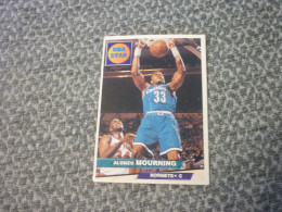 Alonzo Mourning & Chris Mill NBA Star Basketball Double Sided '90s Rare Greek Edition Card - 1990-1999