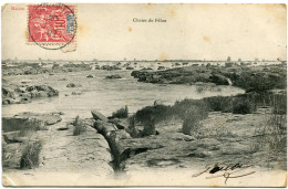 HAUT-SENEGAL ET NIGER CARTE POSTALE -CHUTES DU FELOU DEPART DIEBOUGOU 23 JANV 07 POUR LA FRANCE - Cartas & Documentos