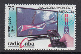 2020 Cuba Radio Cuba Flags Television  Complete Set Of 1 MNH - Unused Stamps