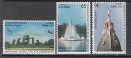 2020 Cuba Guantanamo Revolution Complete Set Of 3 MNH - Nuevos