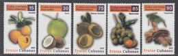 2020 Cuba Fruits Trees Nuts Complete Set Of 5 MNH - Ongebruikt