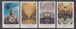 2020 Cuba National Capital Buildings Restoration Architecture Complete Set Of 4 MNH - Nuevos