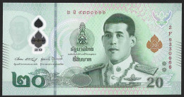 Thailand 20 Baht 2018 P135b Sign4 UNC - Thailand