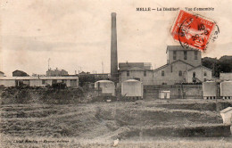 MELLE LA DISTILLERIE VUE D'ENSEMBLE 1911 TBE - Melle