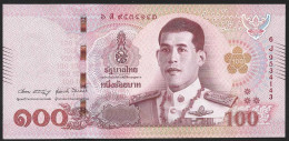 Thailand 100 Baht 2018 P137b Sign 4 UNC - Thailand