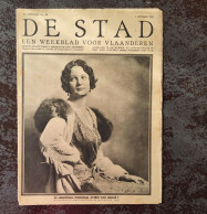 In Memoriam Koningin  Astrid Van België, Kuessnacht 29 Augustus 1935 Uit Weekblad De Stad Van 6 September 1935, 22 Pp. - Vecchi