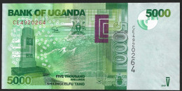 Uganda 5000 Shilling 2021 P49f UNC - Ouganda